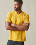 Men's Premium Slub V-Neck Tee - Nugget Gold